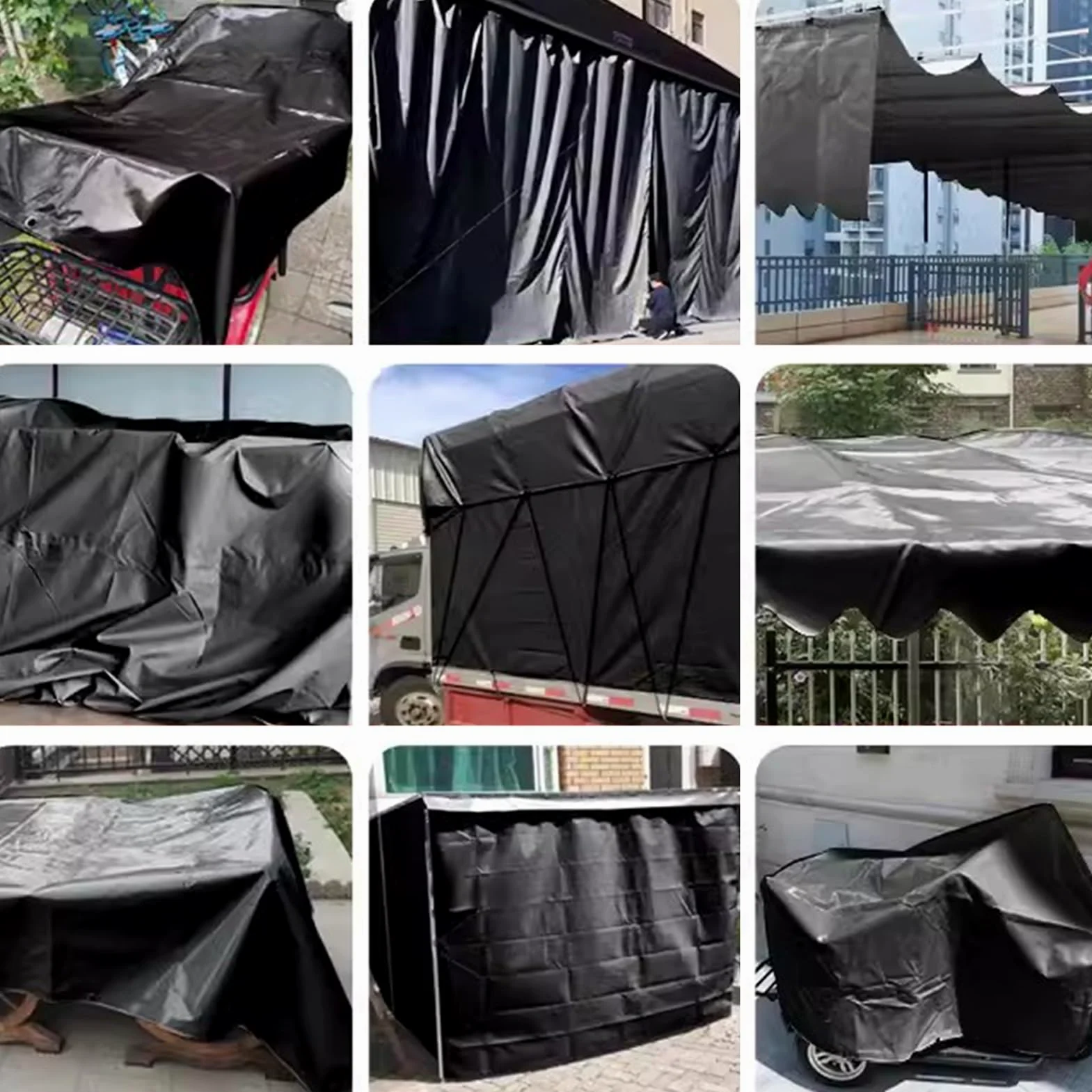 Pokrowiec na namiot kempingowy Arpaulin Furniture Caravan, wytrzymały, 500 g/m², z wzmocnionymi oczkami(2x3m)